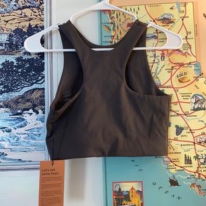 Girlfriend Collective Dylan Bra in Grey, Small